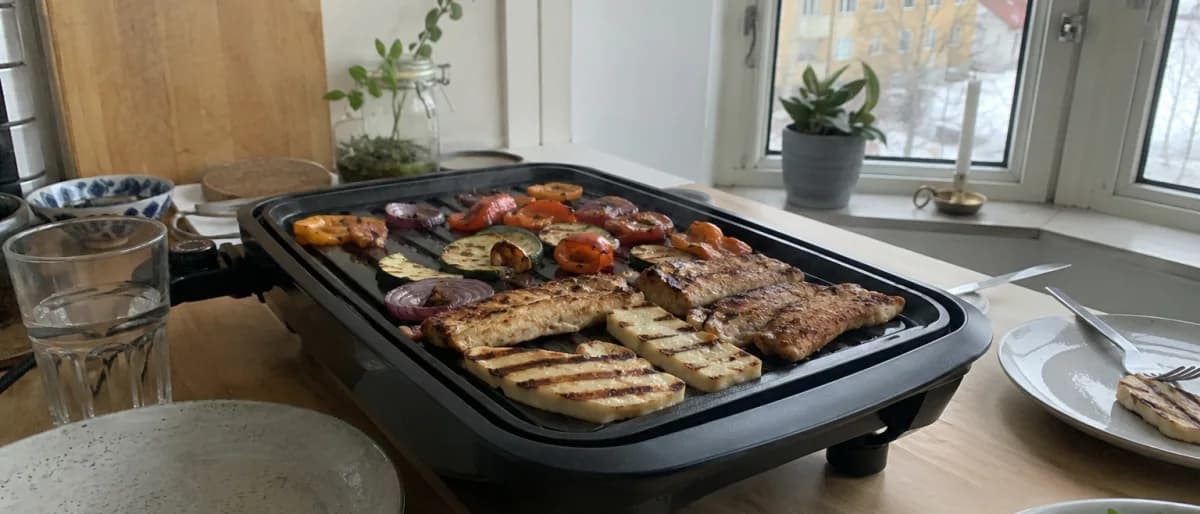 Bordsgrill bäst i test 2026: 6 elgrillar för kök och balkong